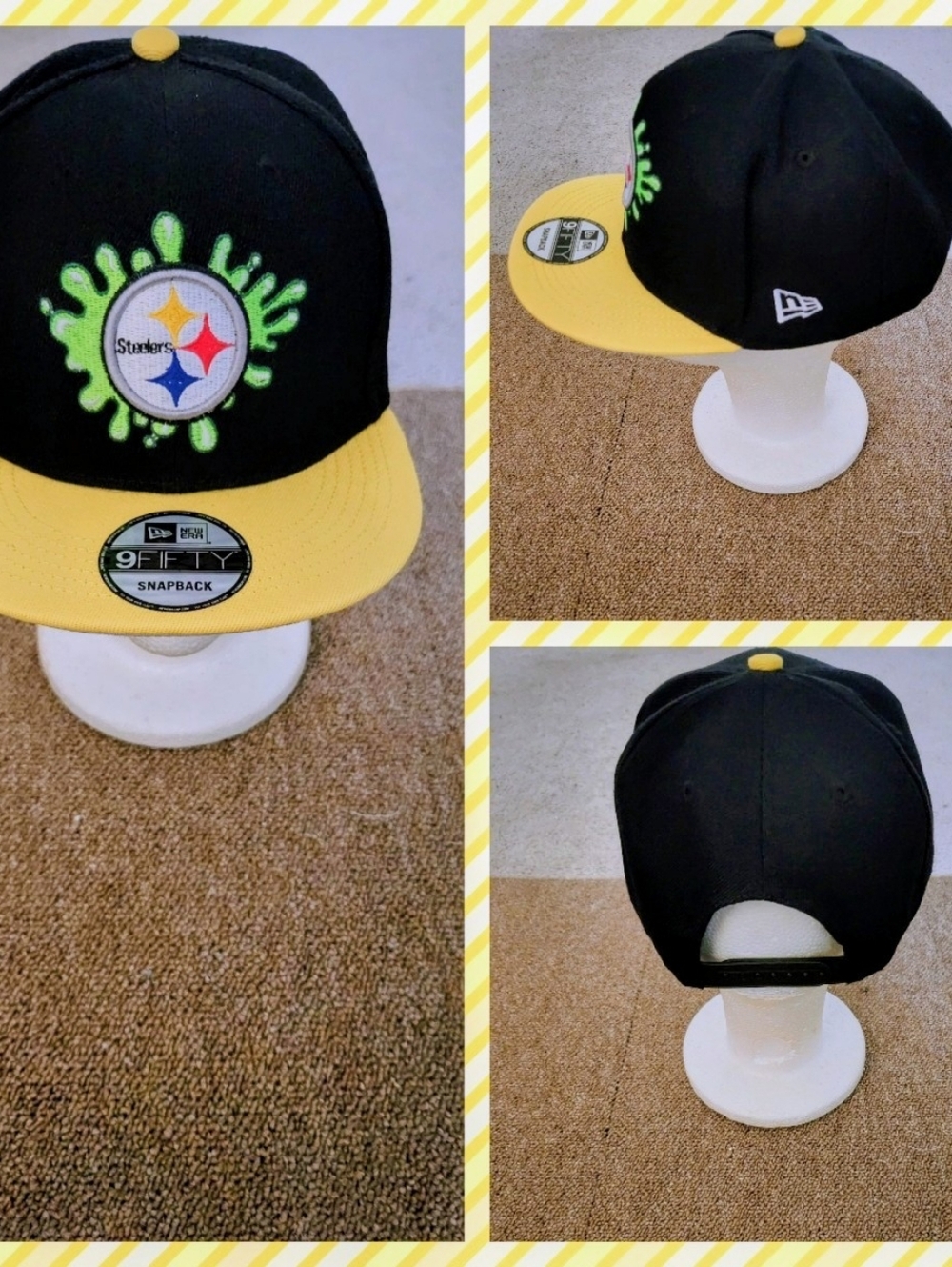 PITTSBURGH STEELERS NFL FOOTBALL SNAPBACK HAT.